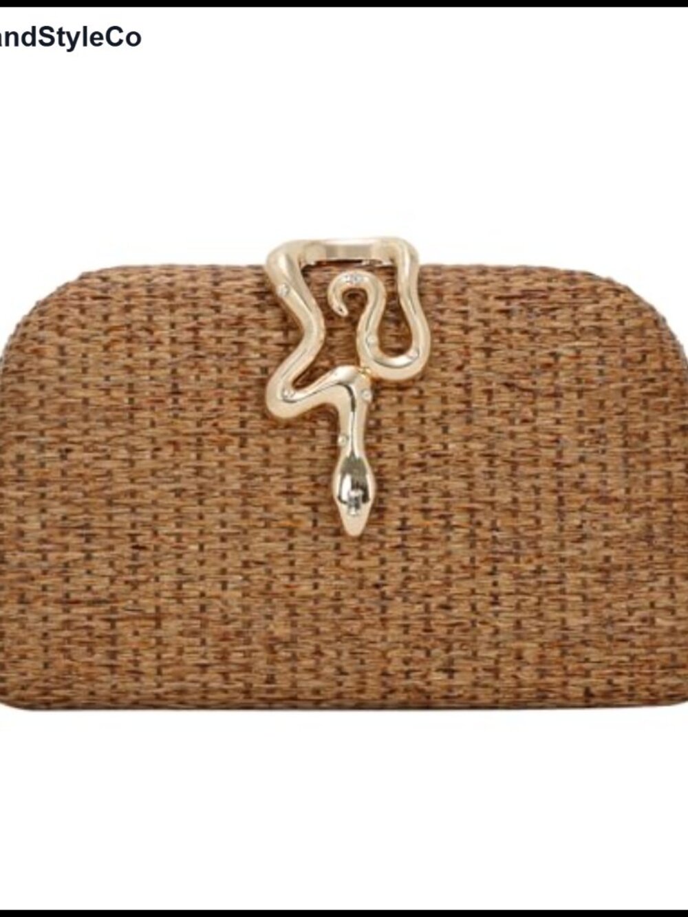 Woven Straw Clutch Purses for Women Summer Evening Bag with Chain Crossbody